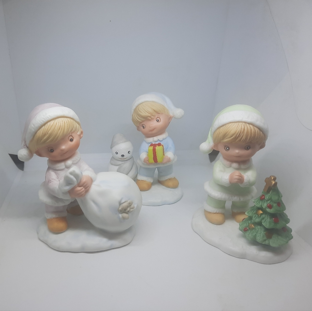 Homco Christmas children